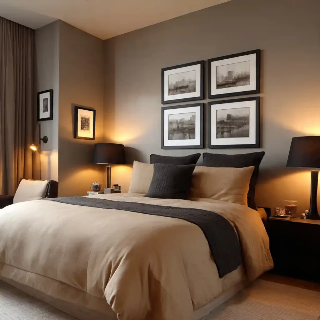 11-Mocha Bedroom Idea