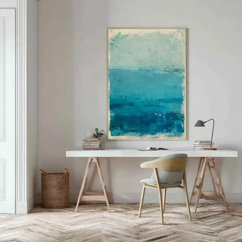 12-Blue Home Office Idea