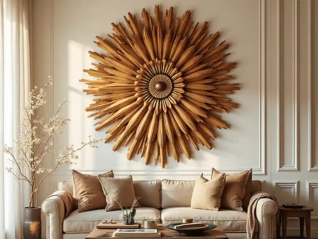 12-Large Wood Wall Art Idea