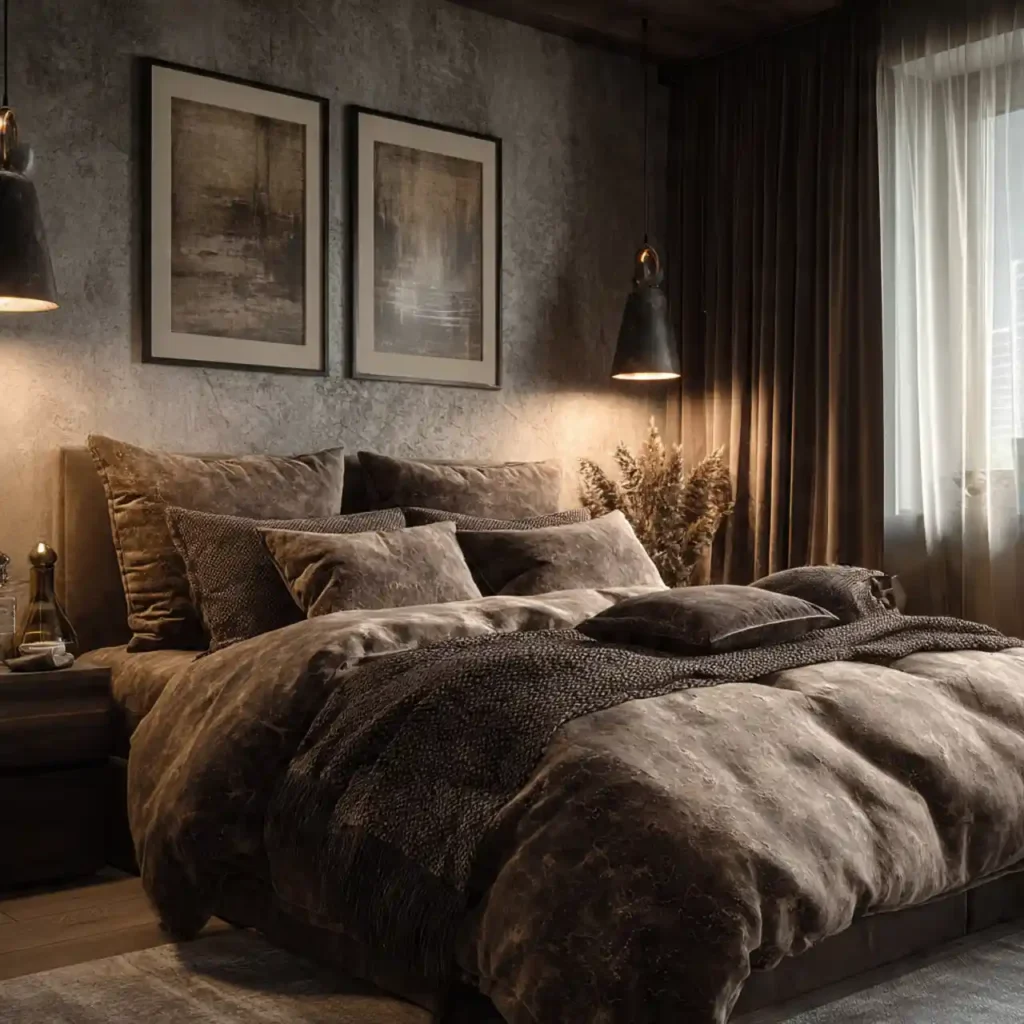 12-Mocha Bedroom Idea