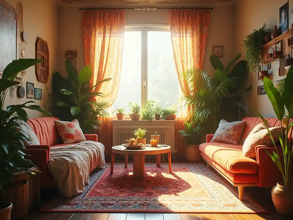 13-Boho Apartment Interior Idea