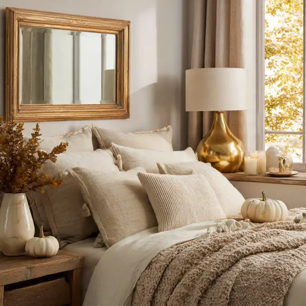 13-Cozy Autumn Bedroom Idea