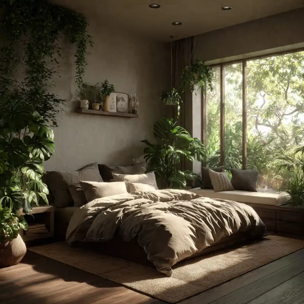 13-Mocha Bedroom Idea