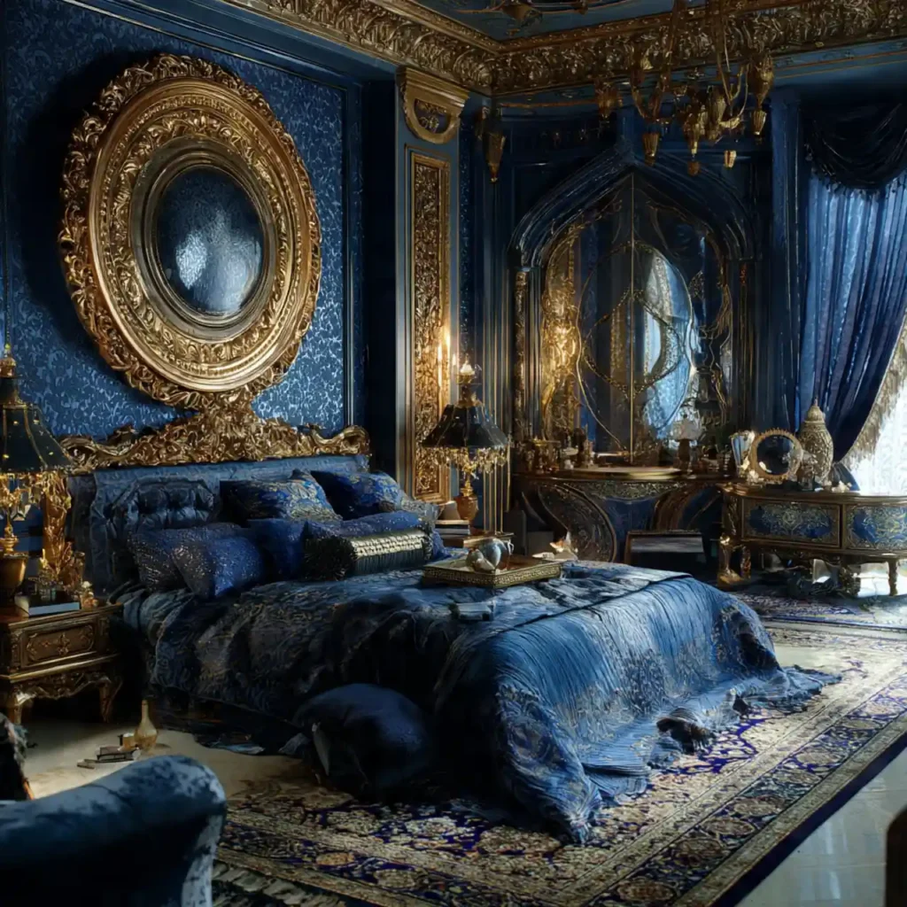 14-Blue Bedroom Idea