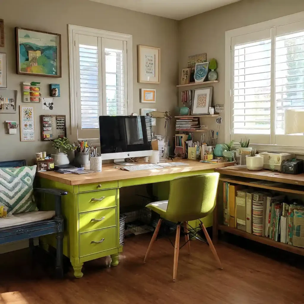 14-Lime Green Furniture Idea