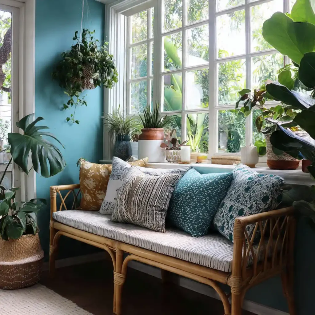15-Window Nook Ideas with Stunning Color Palette