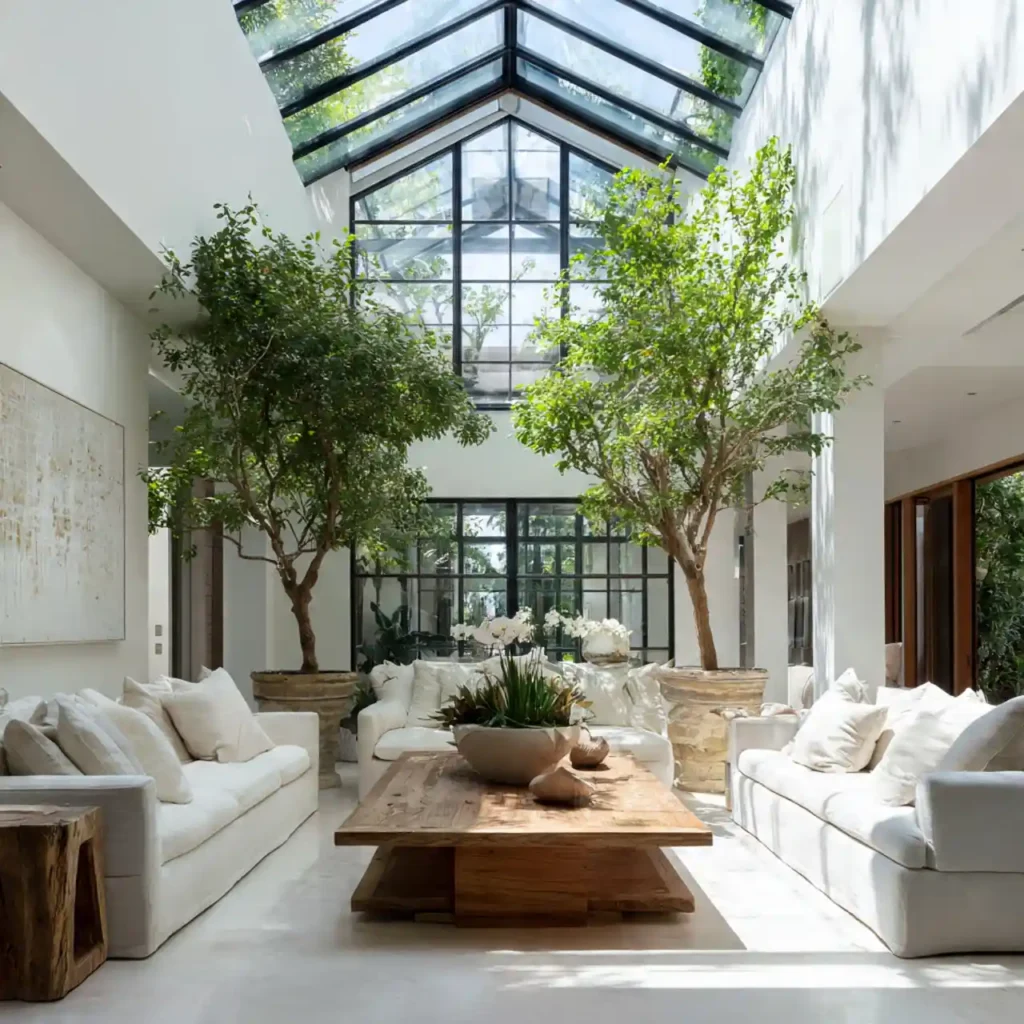 16-Biophilic Living Room Idea
