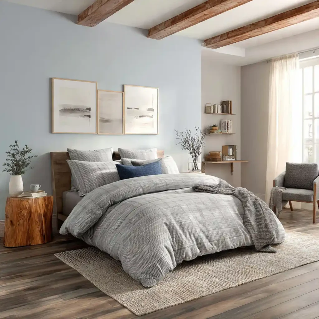 16-Blue Bedroom Idea