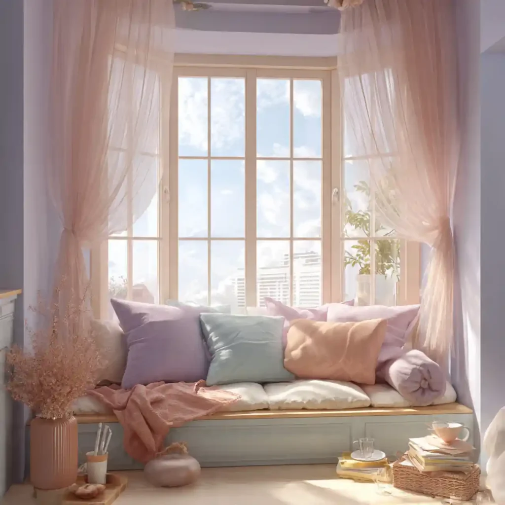 16-Window Nook Ideas with Stunning Color Palette
