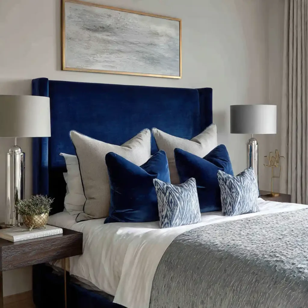 18-Blue Bedroom Idea