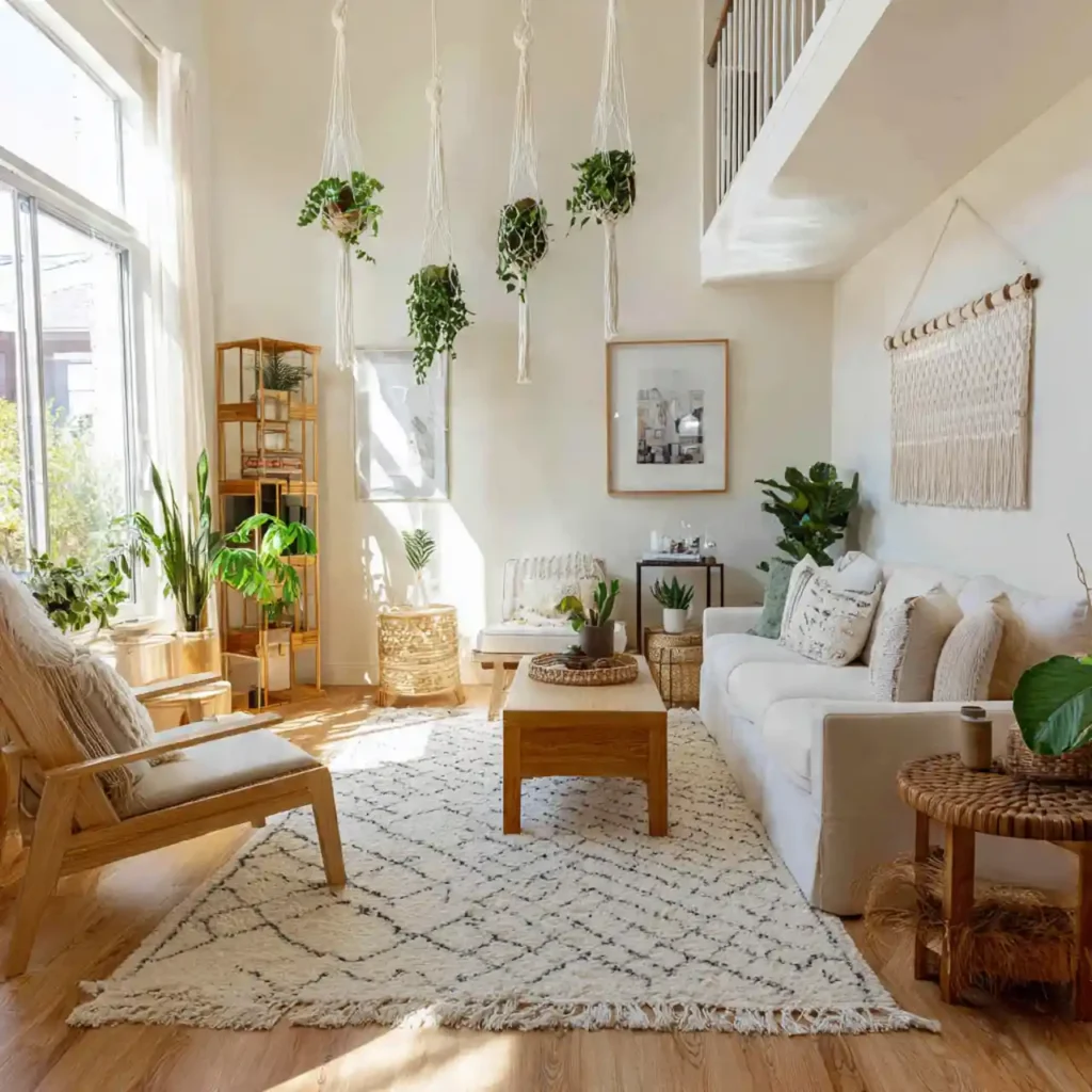 19-Biophilic Living Room Idea