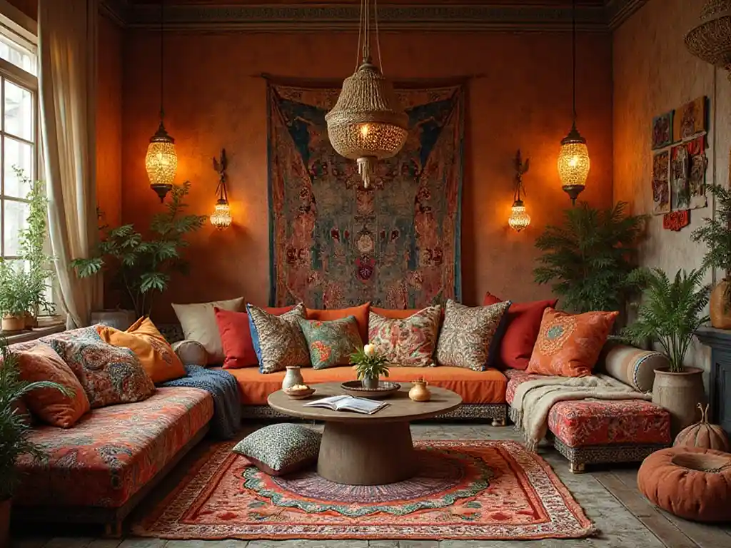 19-Boho Apartment Interior Idea