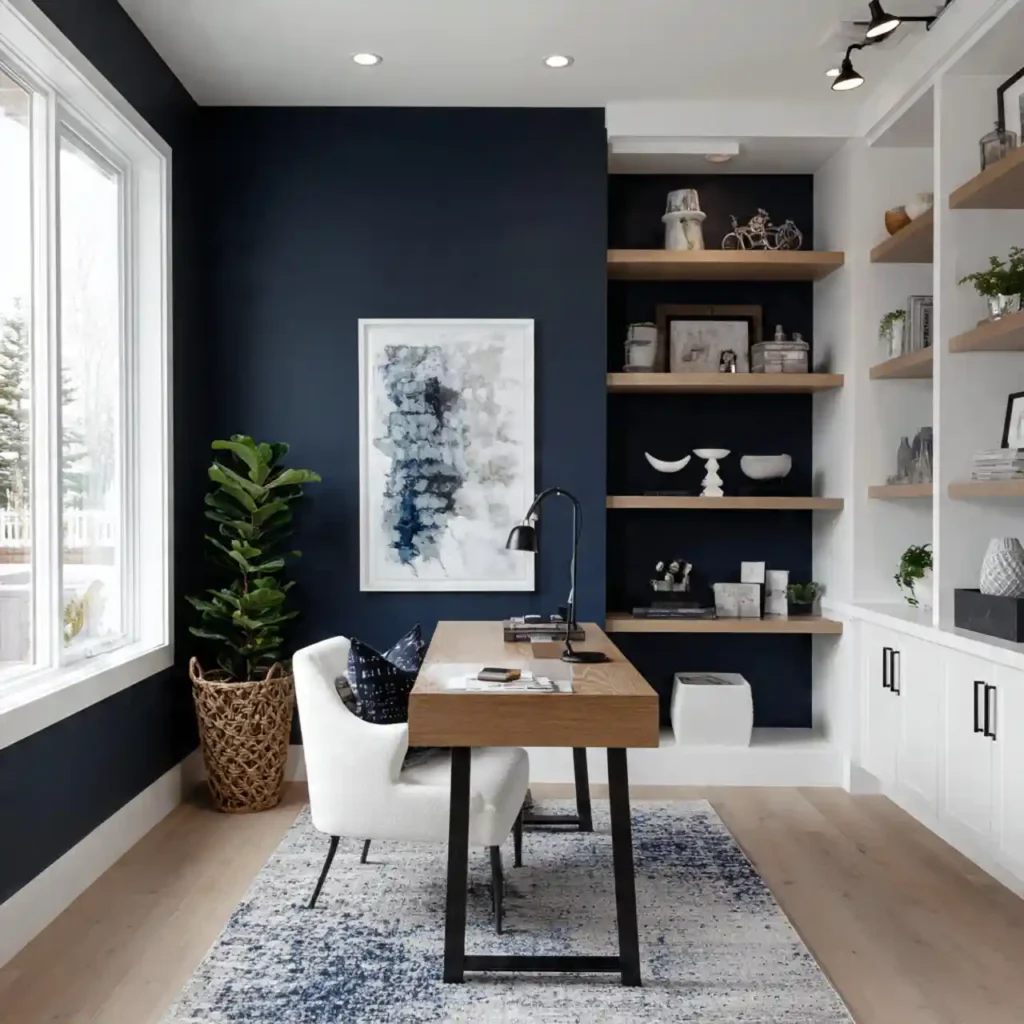 19-Minimalist Home Office Idea