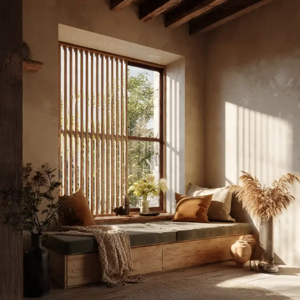 19-Wood Slat Wall Idea