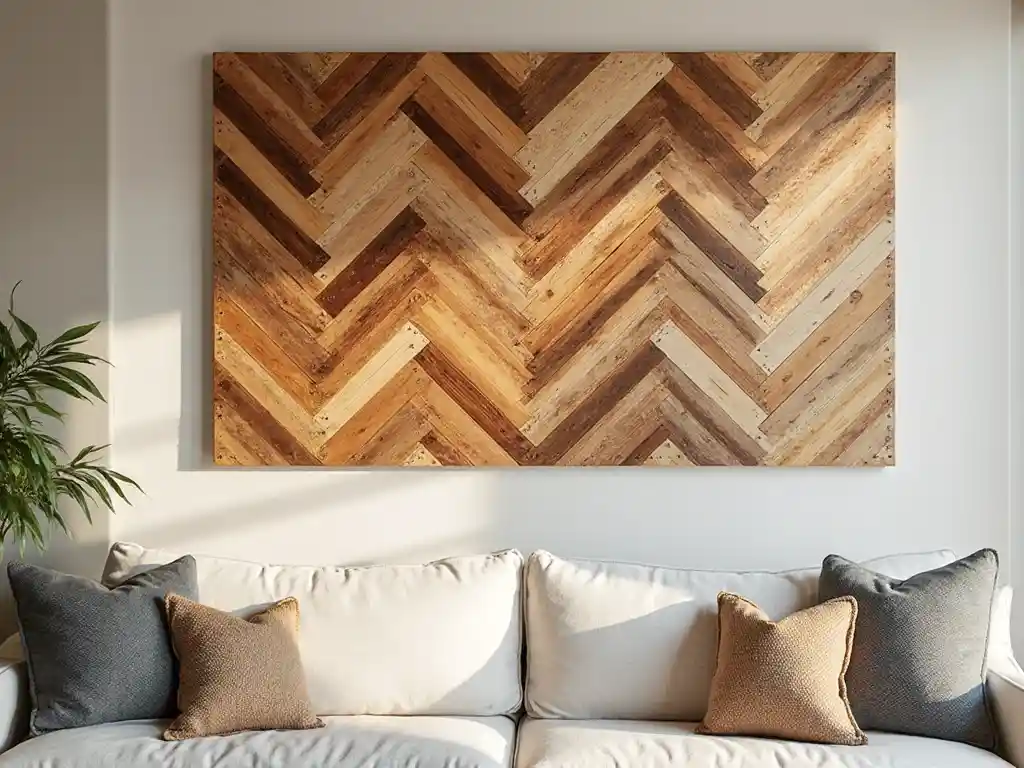 2-Large Wood Wall Art Idea