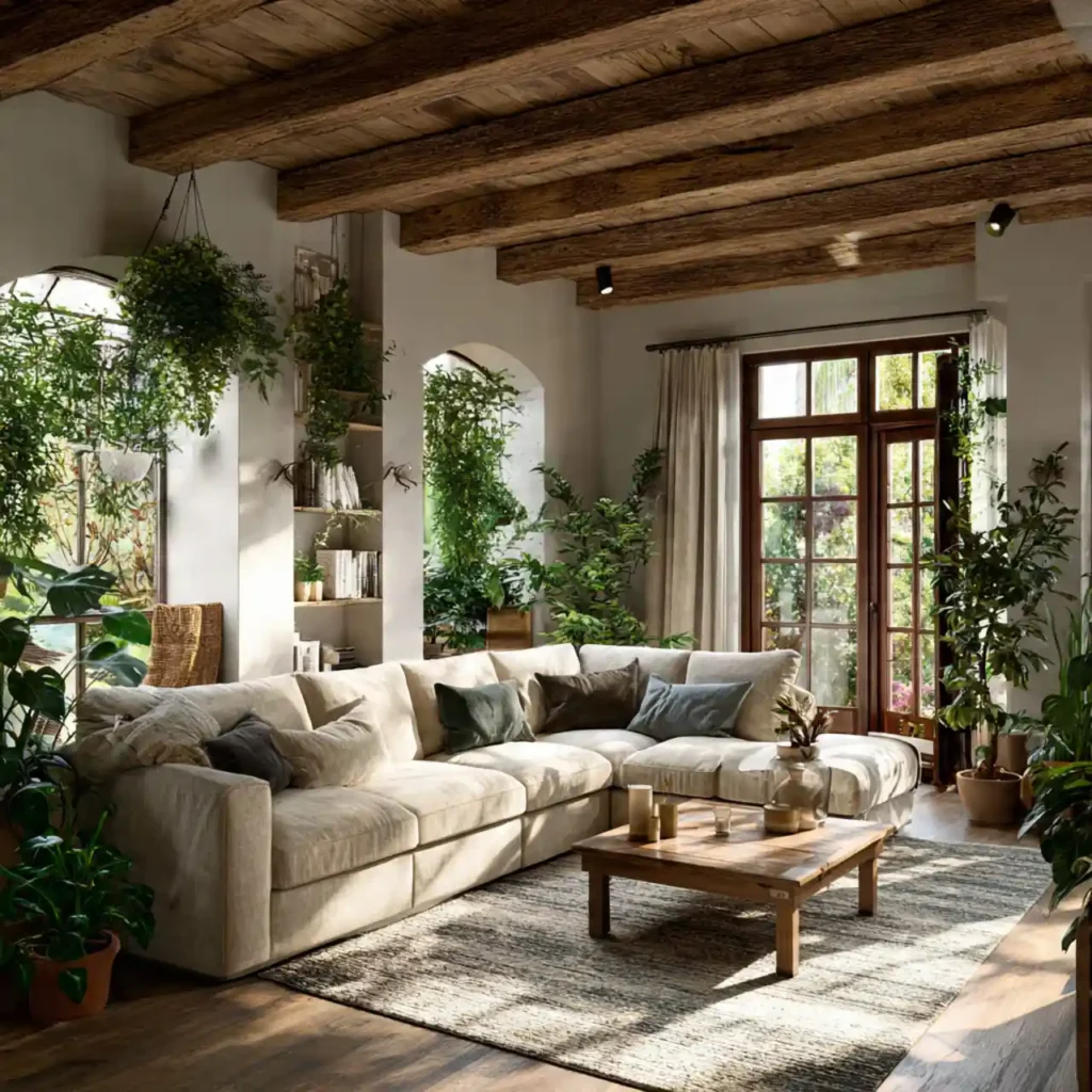 20-Biophilic Living Room Idea
