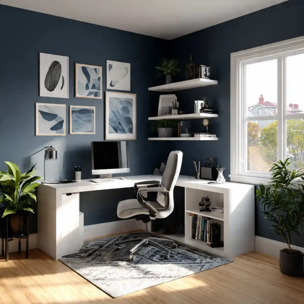 20-Minimalist Home Office Idea