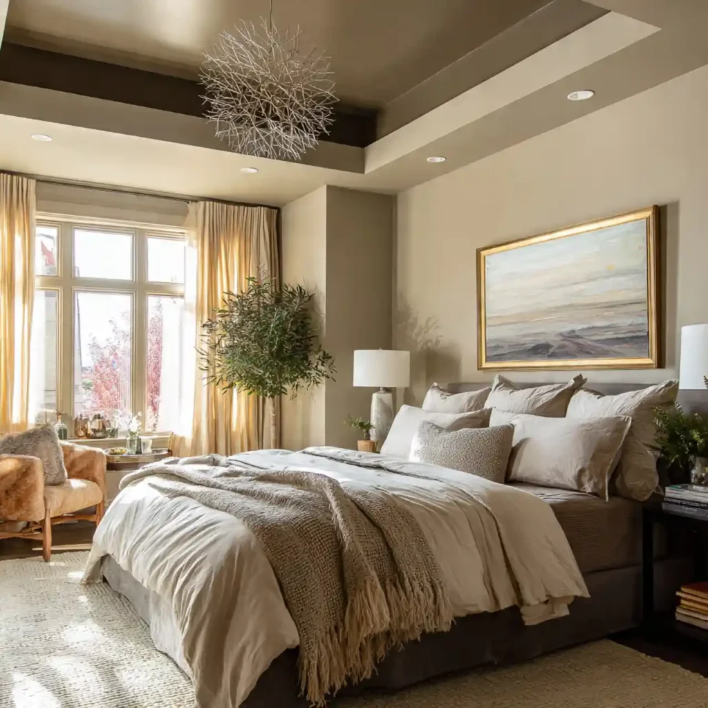 21-Earth-Toned Luxury Bedroom Idea