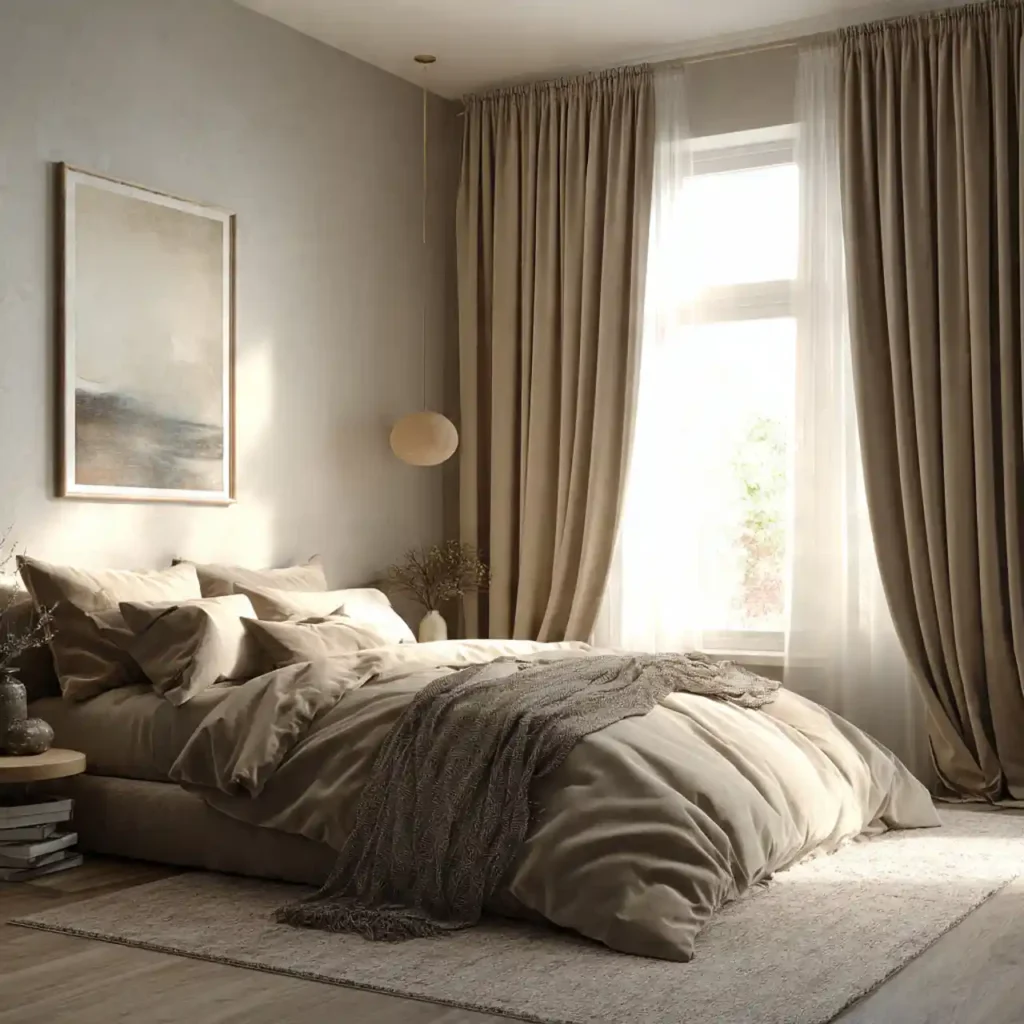 21-Mocha Bedroom Idea