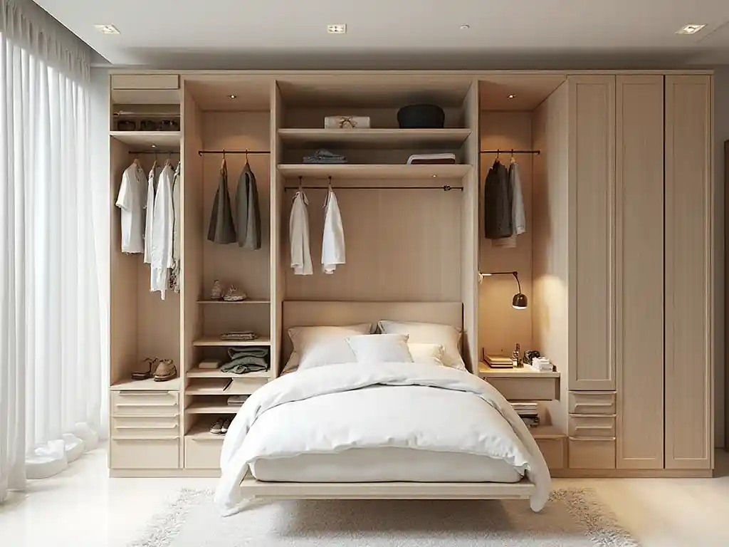 21-Murphy Bed Ideas for Small Bedroom