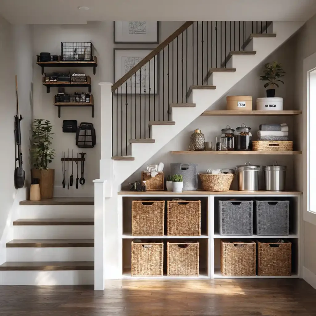 21-Under Stairs Storage Idea