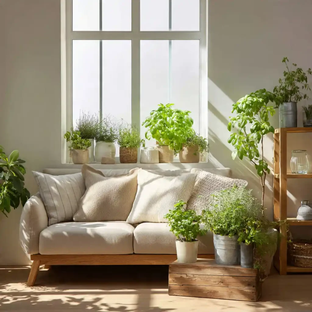 22-Biophilic Living Room Ideas