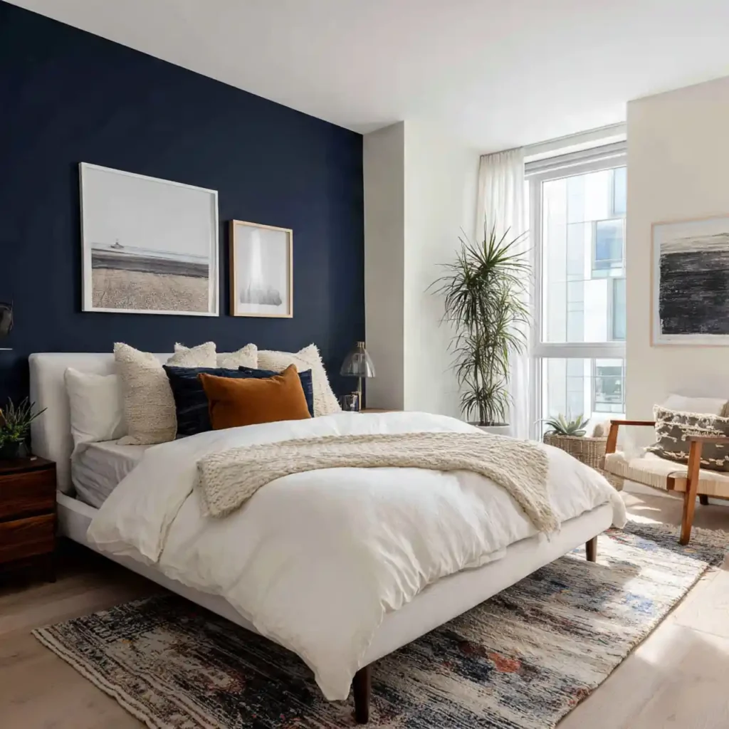 22-Blue Bedroom Idea