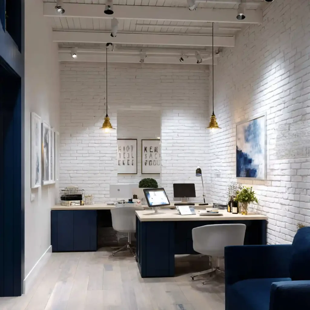 22-Minimalist Home Office Idea