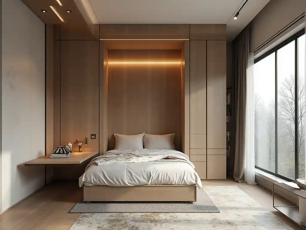 22-Murphy Bed Ideas for Small Bedroom