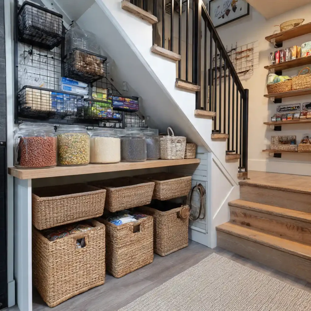 22-Under Stairs Storage Idea