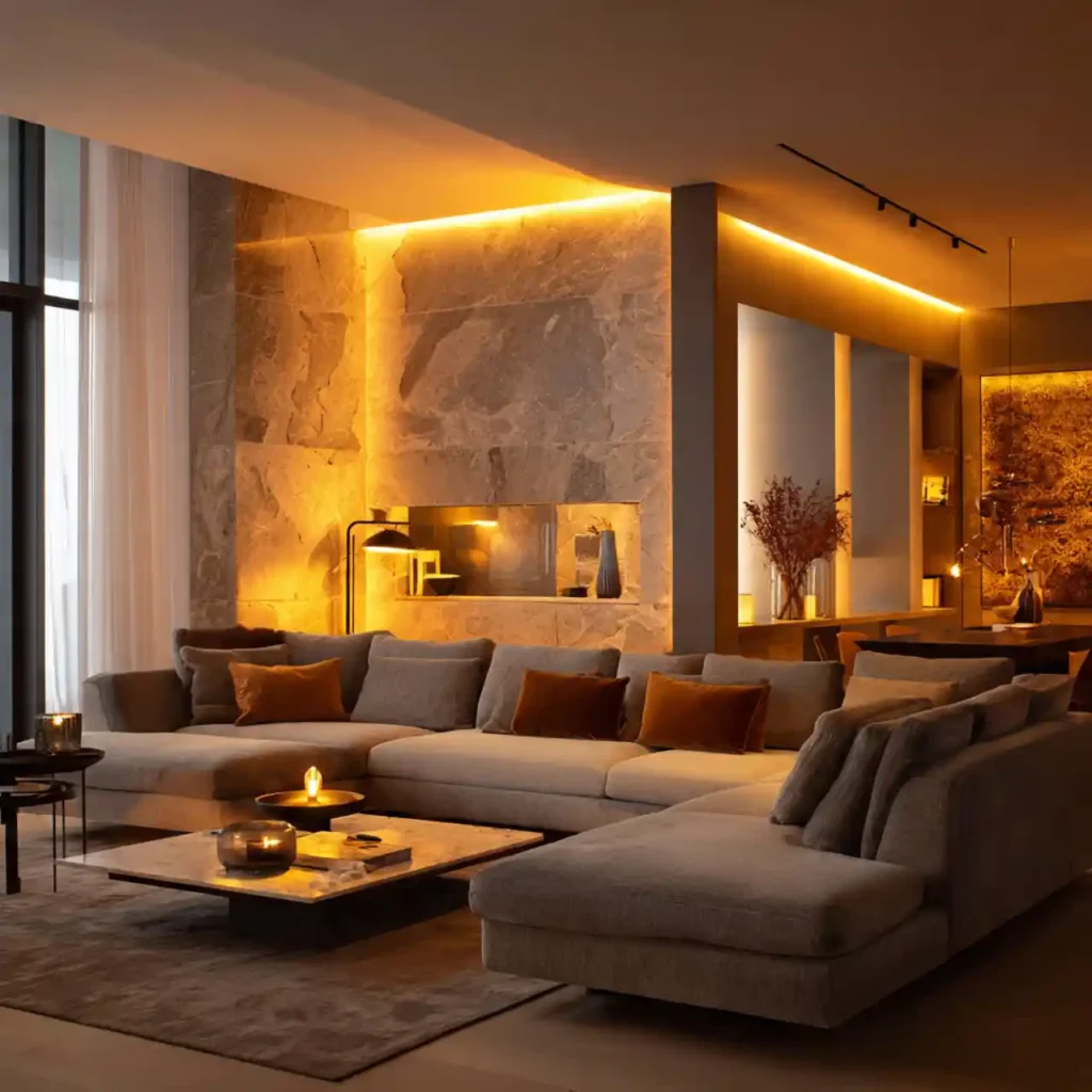 23-Living Room Lighting Idea