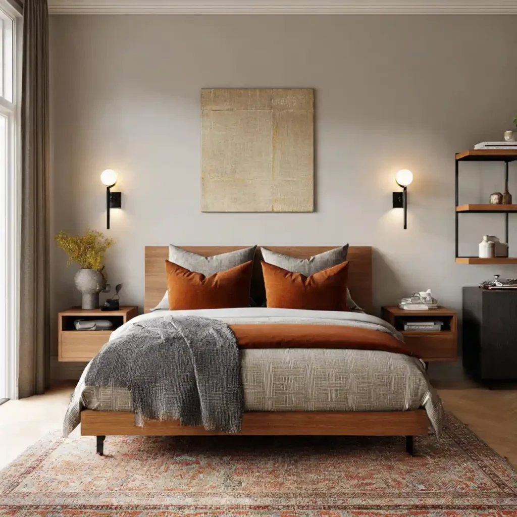 23-Mocha Bedroom Furniture Idea