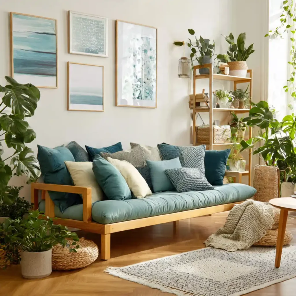 24-Biophilic Living Room Idea