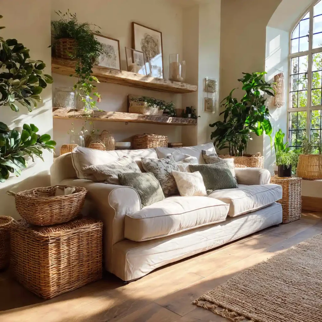 25-Biophilic Living Room Idea