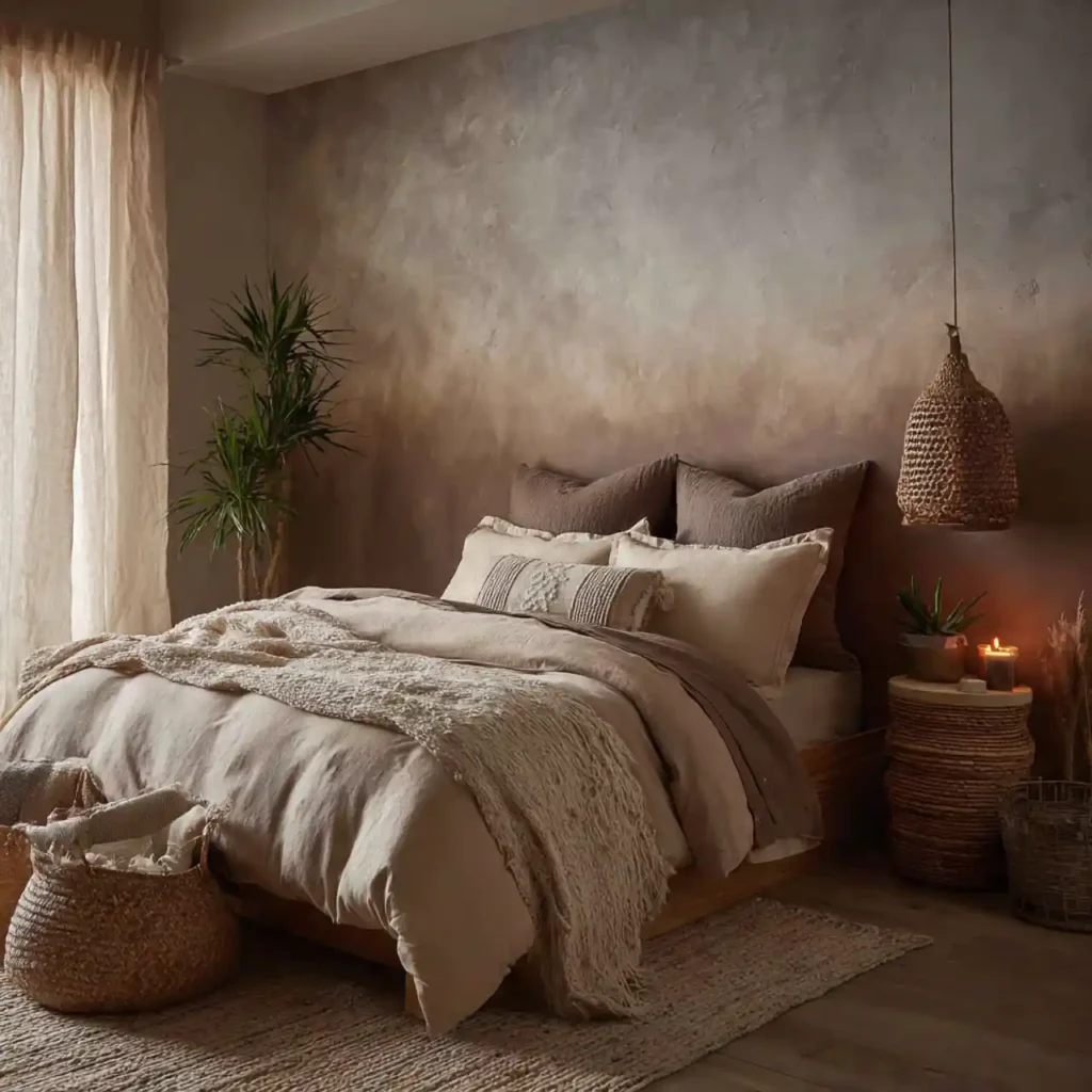 25-Mocha Bedroom Wall Ideas