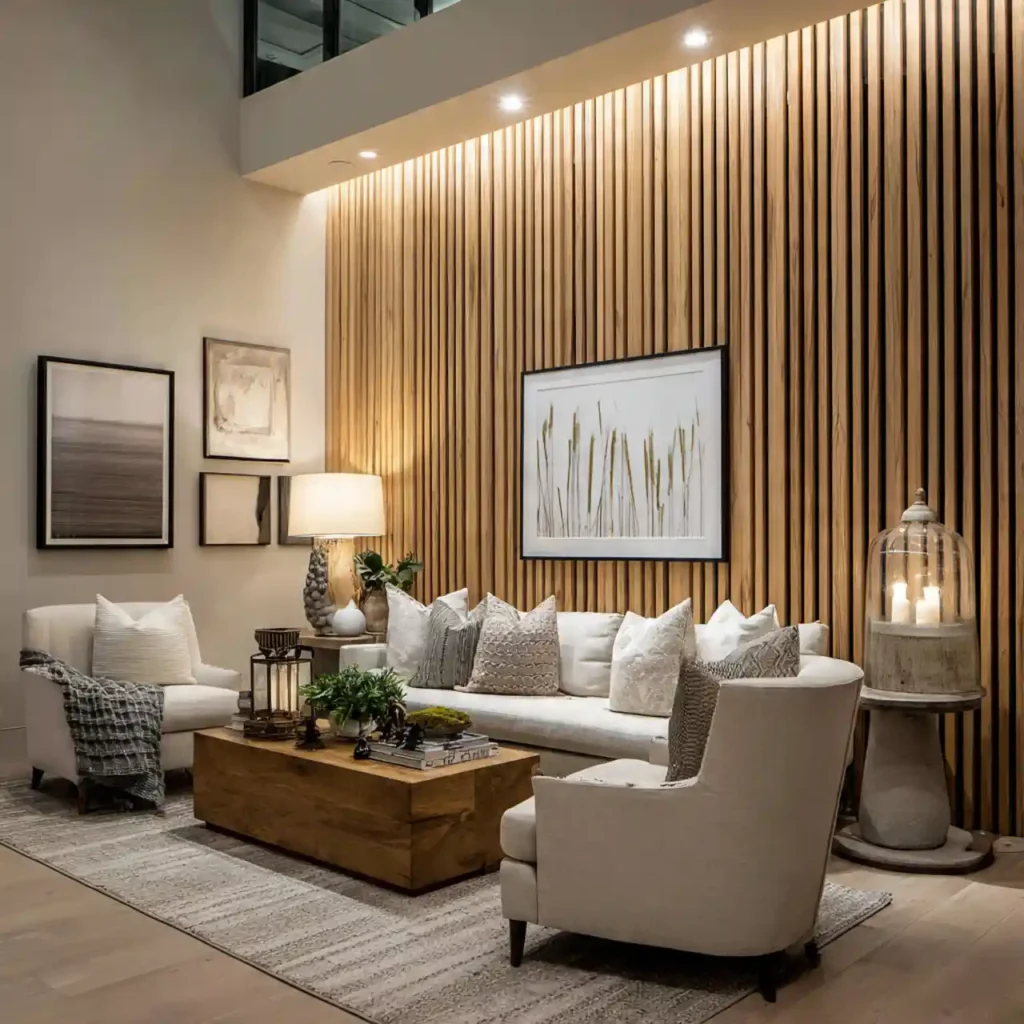 25-Wood Slat Wall Idea