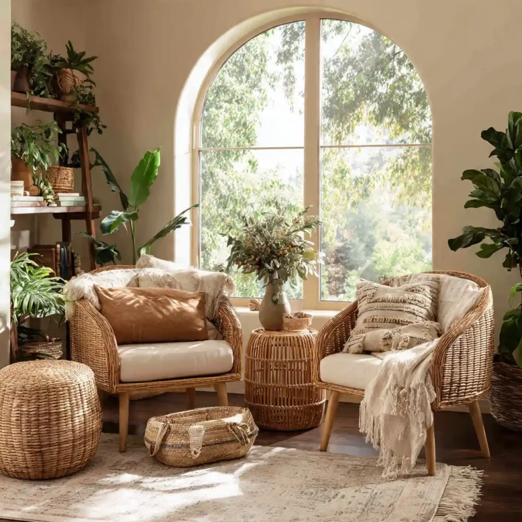 3-Boho Apartment Interior Idea