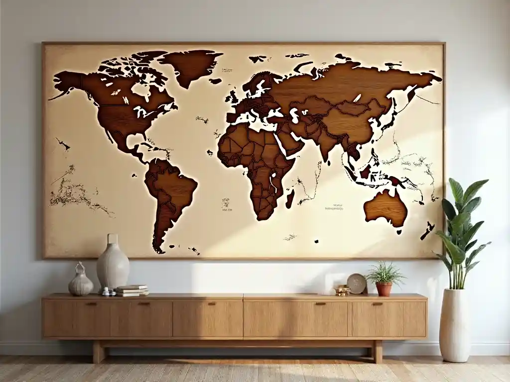 3-Large Wood Wall Art Idea