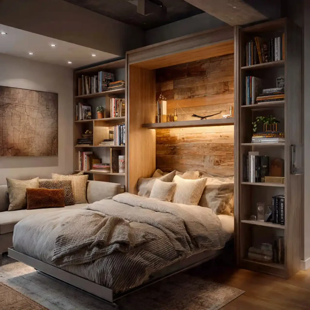 3-Murphy Bed Ideas for Small Bedroom