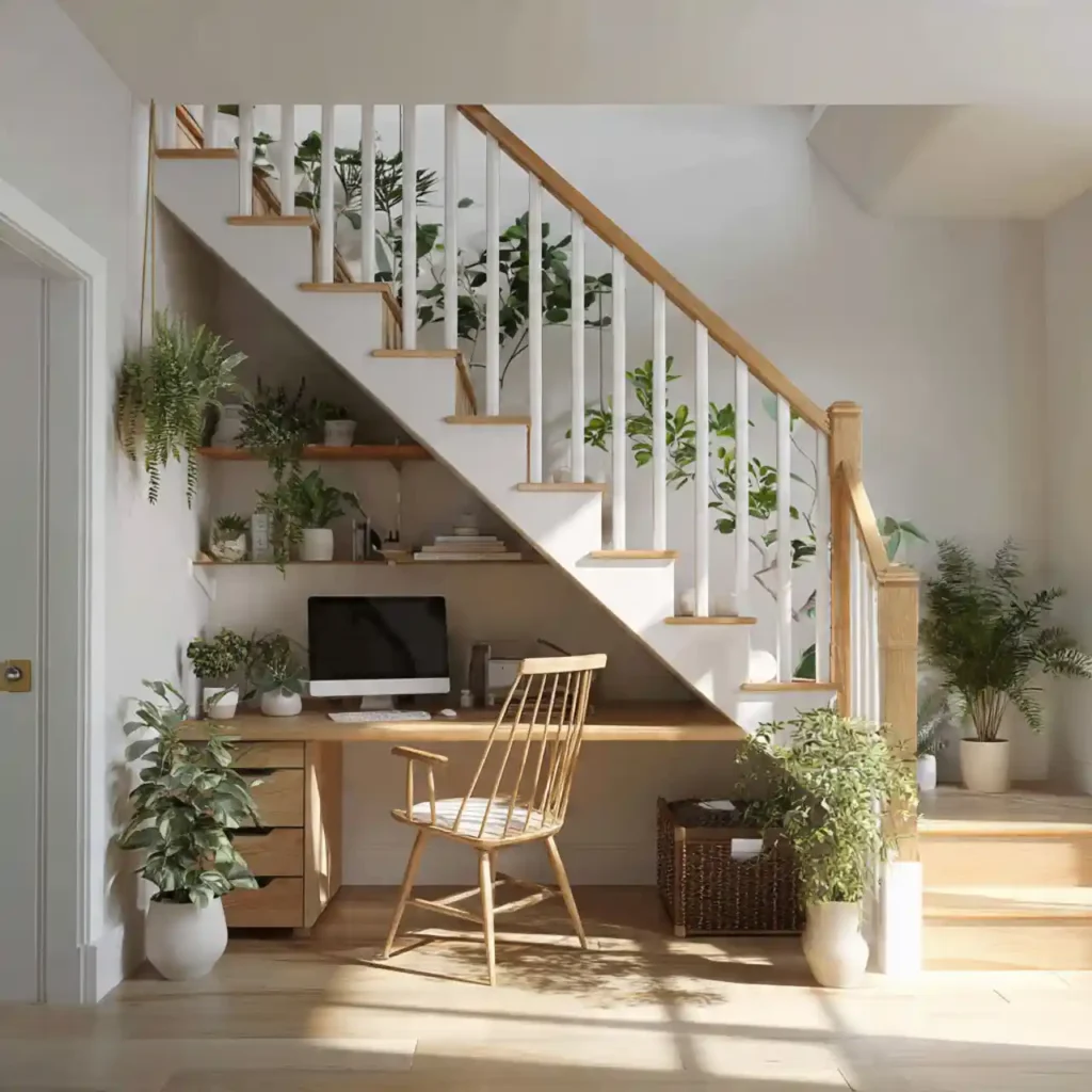 30-Home Office Under Stairs Ideas