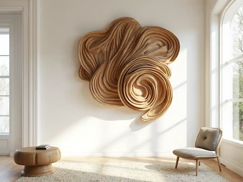 4-Large Wood Wall Art Idea
