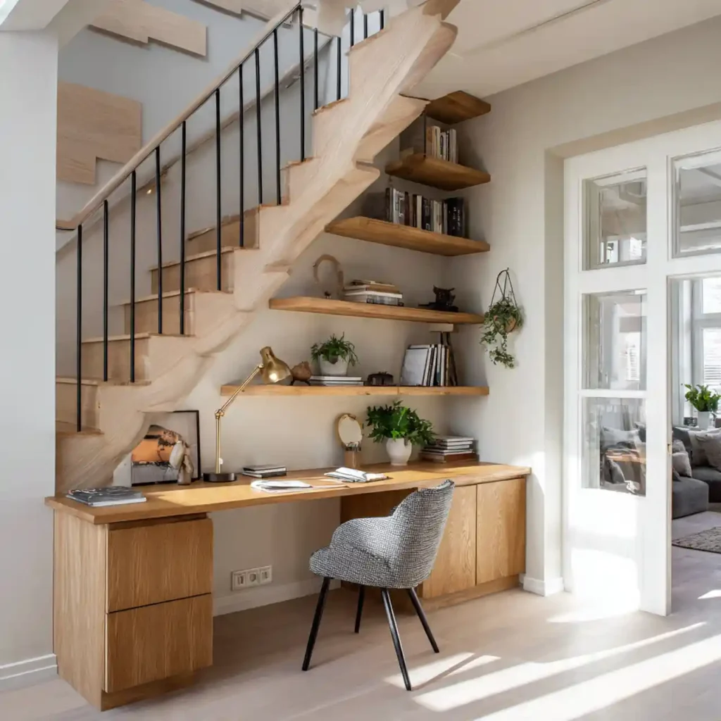 4-Under Stairs Storage Idea