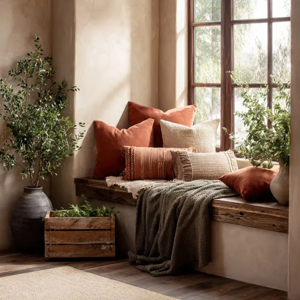 4-Window Nook Ideas with Stunning Color Palette