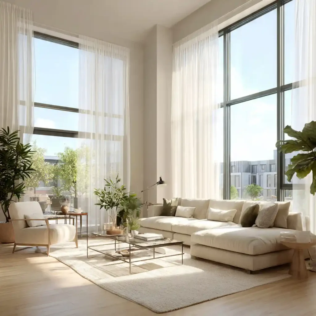 5-Biophilic Living Room Idea