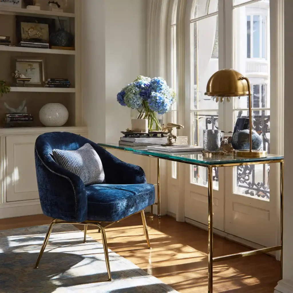 5-Blue Home Office Idea