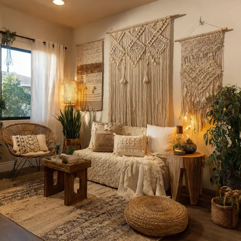 5-Boho Apartment Interior Idea