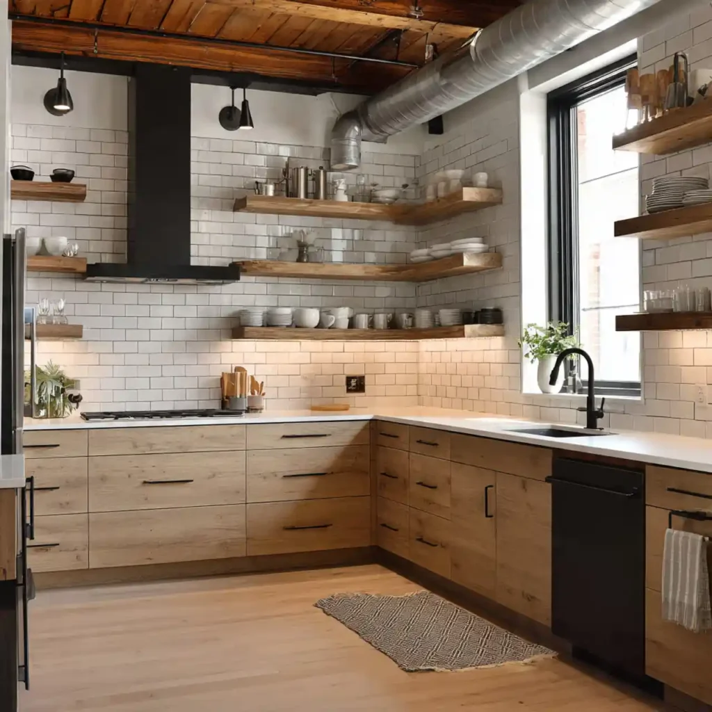 5-Industrial Apartment Interior Idea