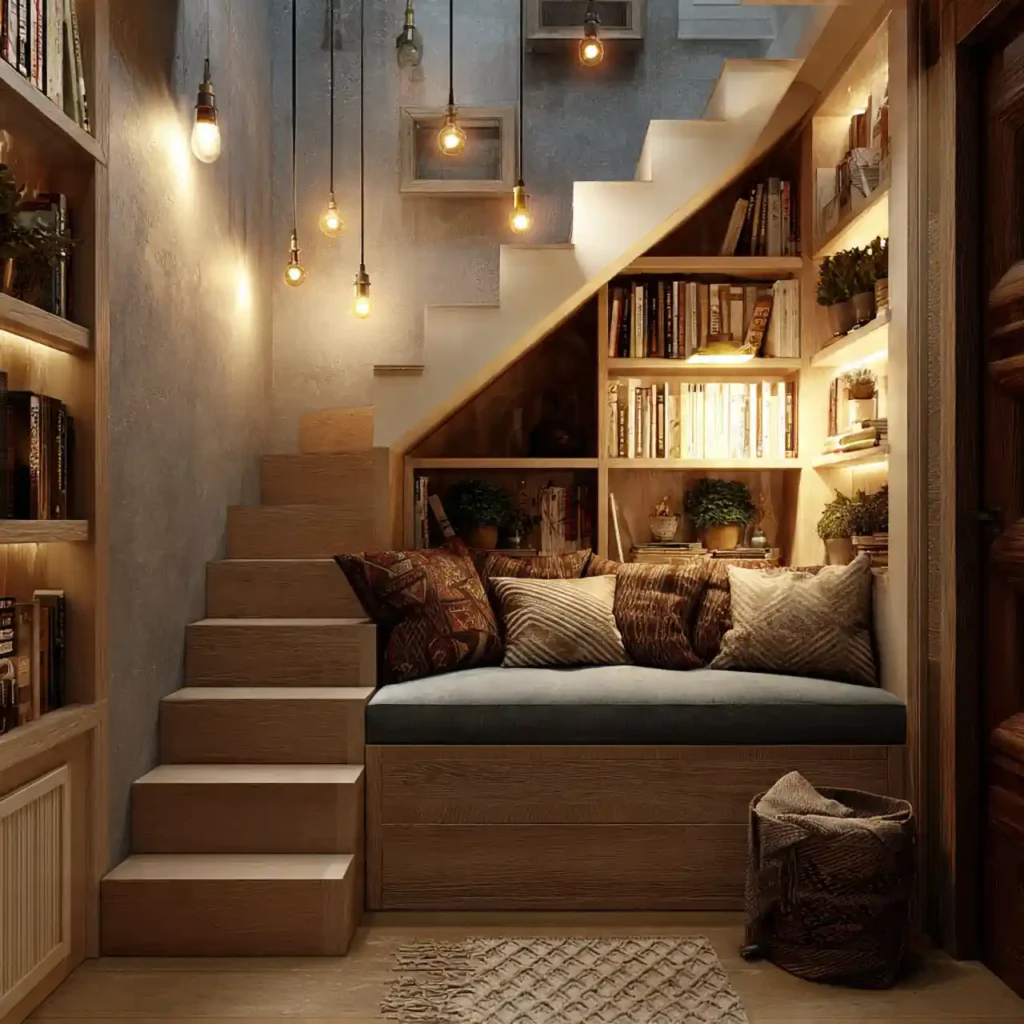 5-Under Stairs Storage Idea