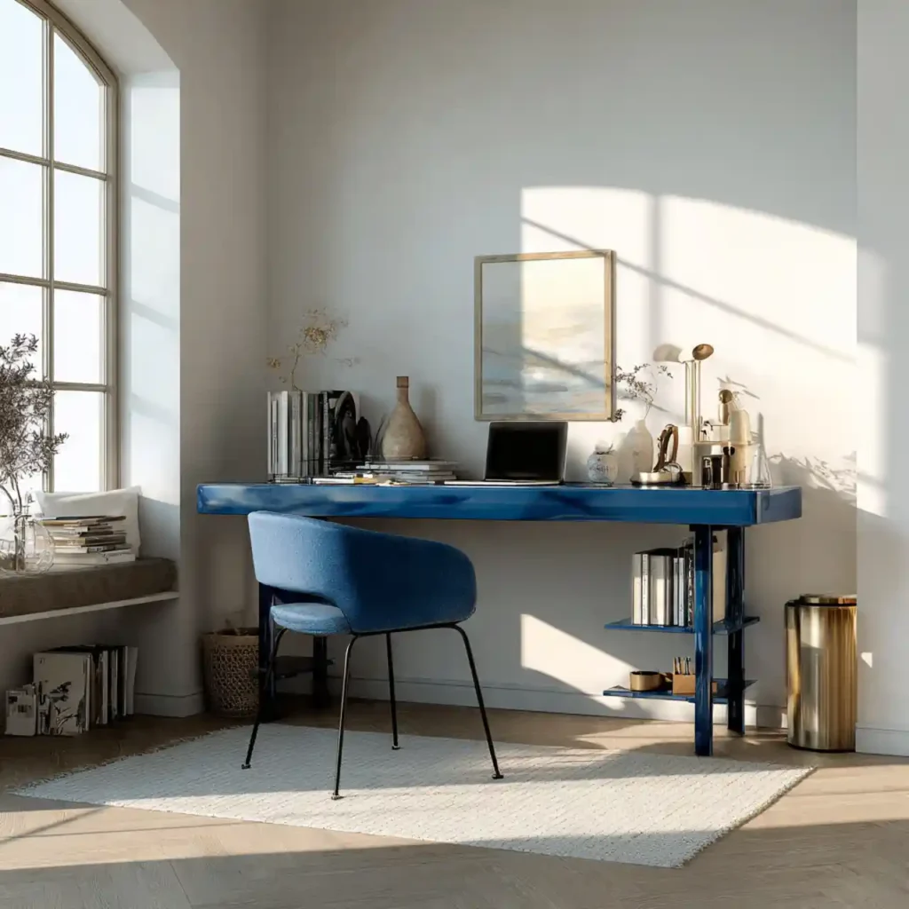 6-Blue Home Office Idea