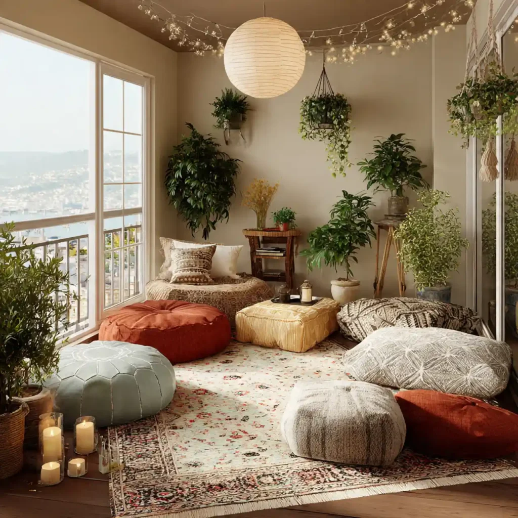 6-Boho Apartment Interior Idea